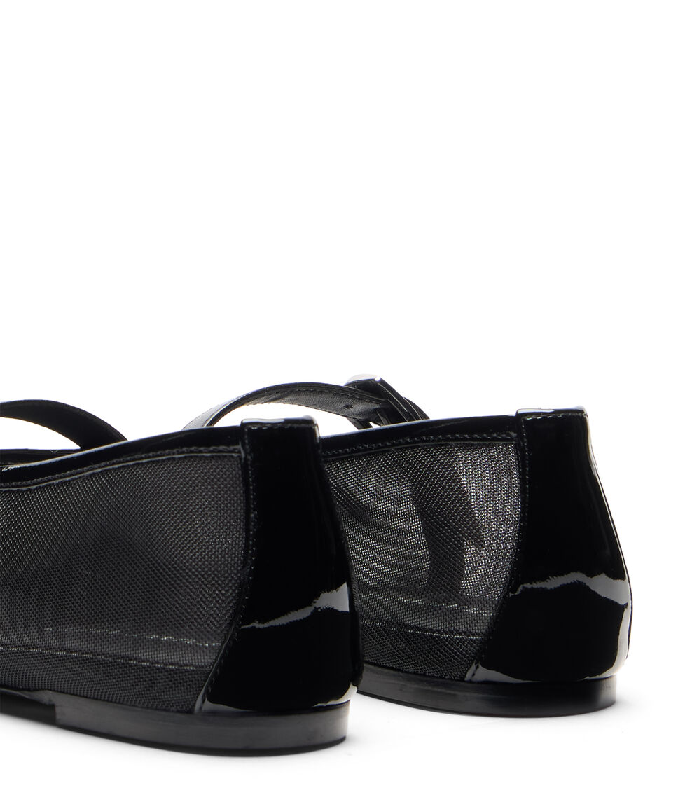 Stuart Weitzman SAI BAREITALL MARY JANE BLACK SN511MGPBLK