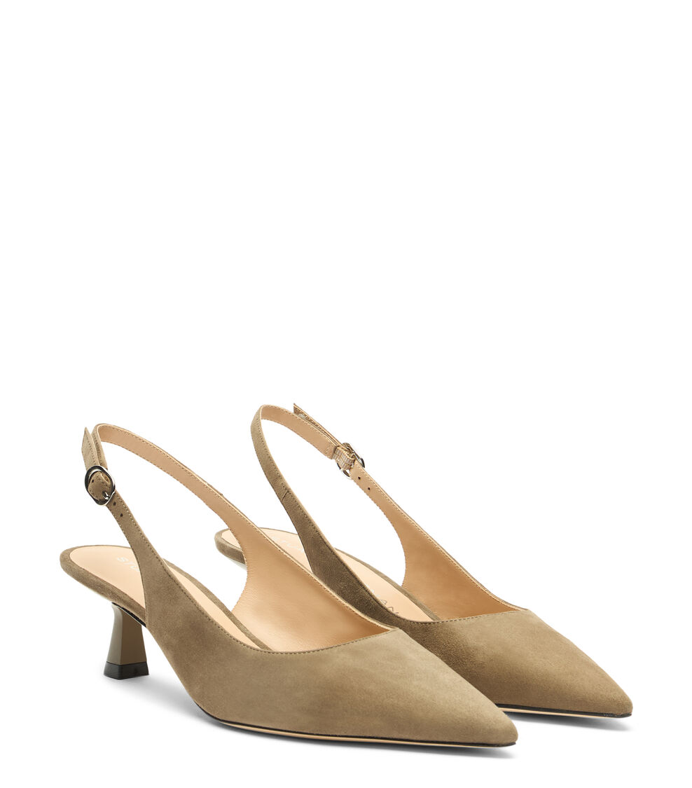 Stuart Weitzman STUART SCULPT SLINGBACK 50 SMOKEY TAUPE SL438SUEY6R