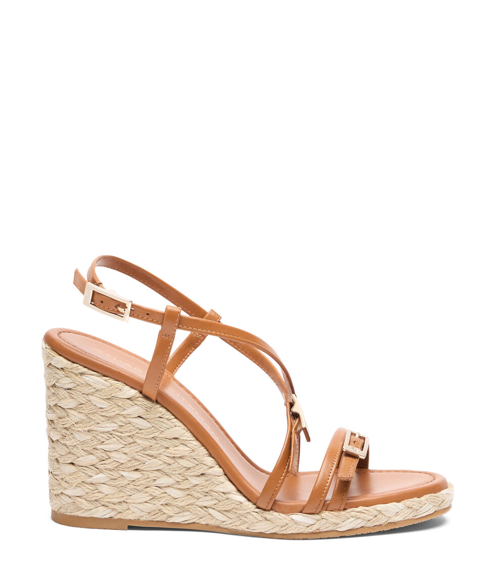Stuart Weitzman GEORGIE ESPADRILLE WEDGE MACCHIATO/NATURAL SK804STJXWD