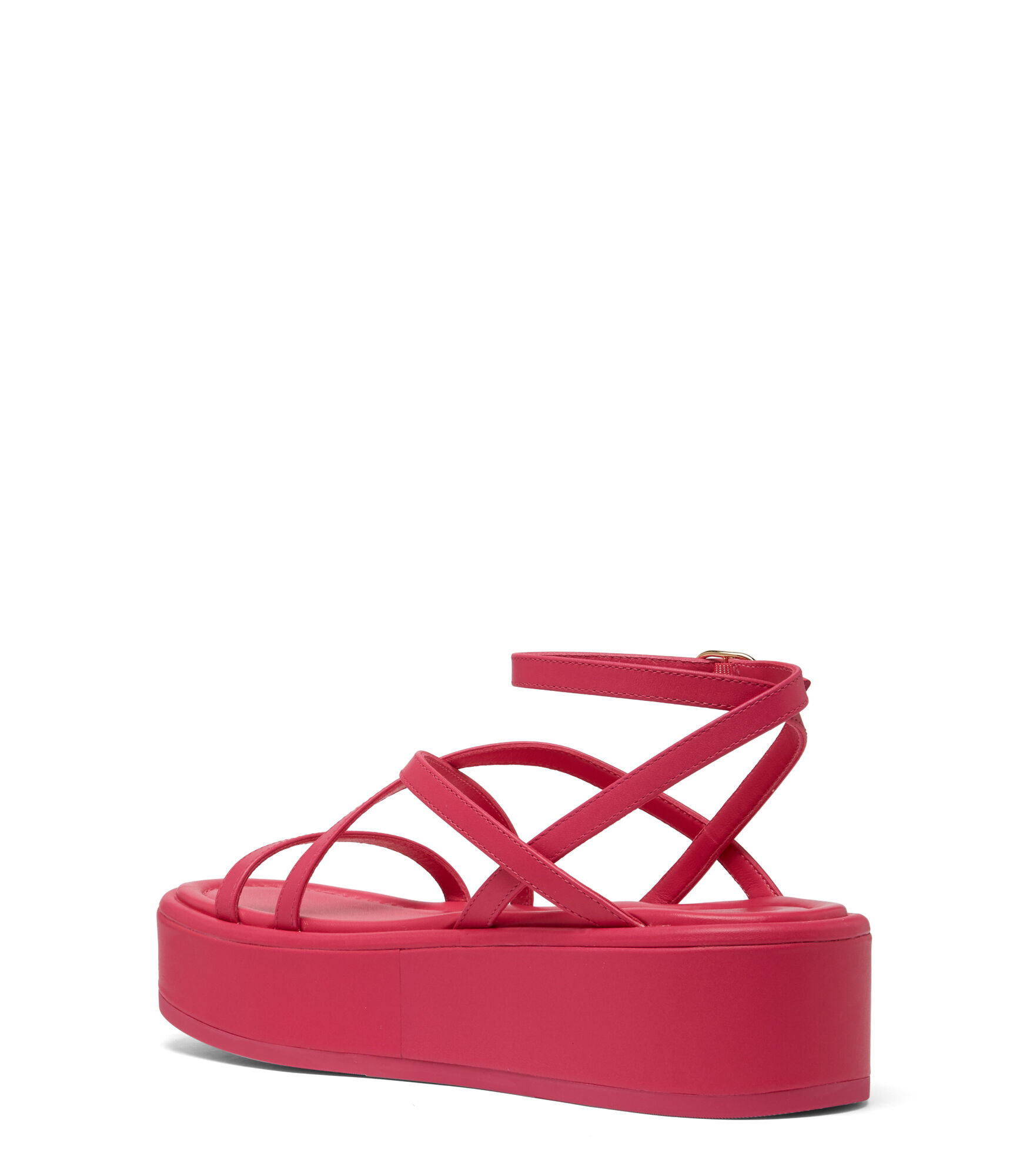 SUMMERLIFT FLATFORM in MAGENTA for Women | Stuart Weitzman®