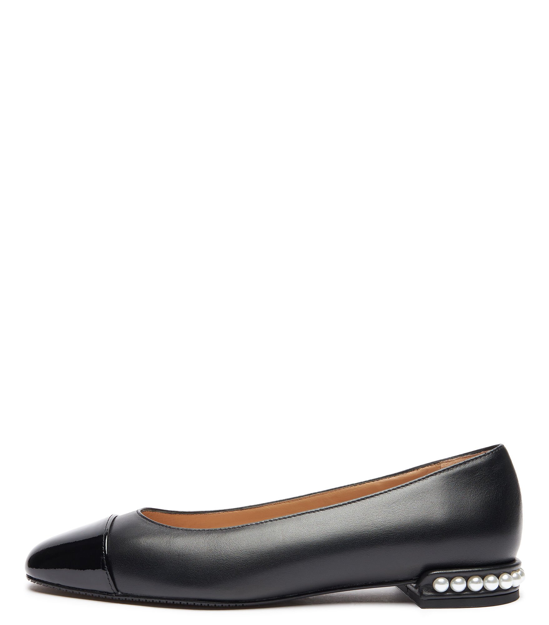 PEARL FLAT in BLACK for Women Stuart Weitzman