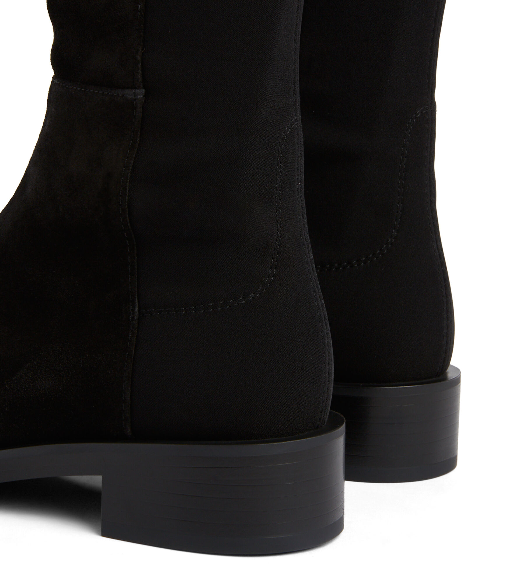 Stuart weitzman black suede sales
