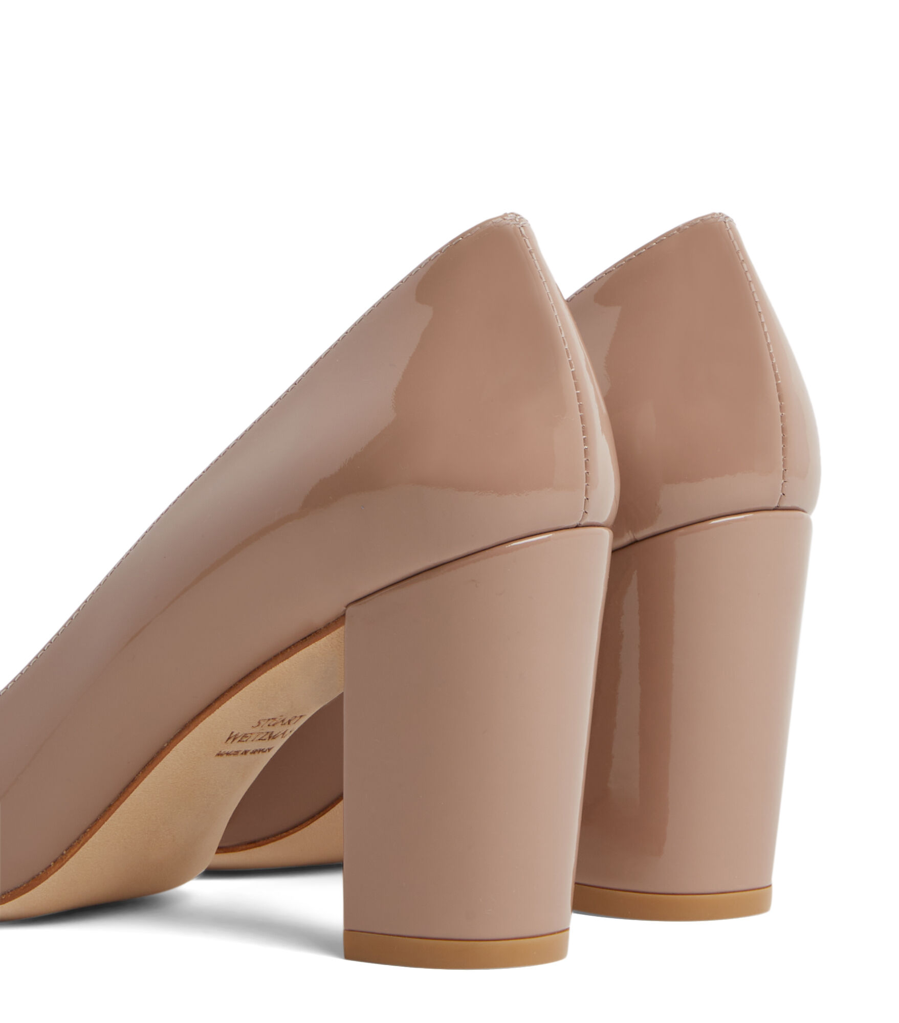 Stuart weitzman discount block heel pump