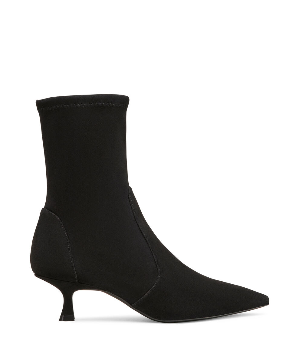 Stuart Weitzman NAOMI 50 BOOTIE BLACK SJ403SUSBLK
