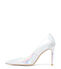 Stuart Weitzman STUART 100 PUMP SILVER SB511IRSSLV