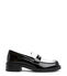 Stuart Weitzman PALMER BOLD LOAFER BLACK/WHITE SG649APSBKW