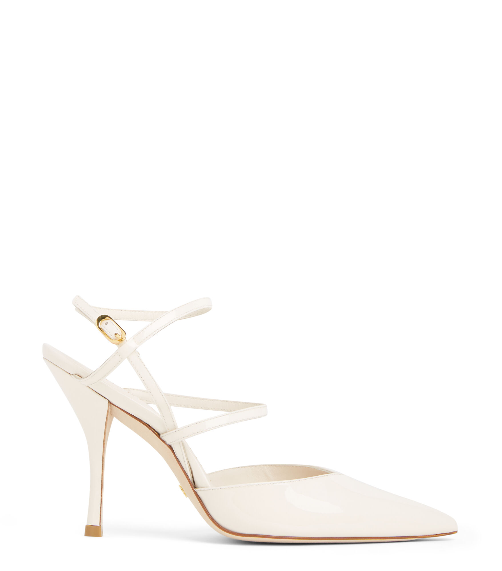 STRAPEZE 100 PUMP in WHITE for Women Stuart Weitzman