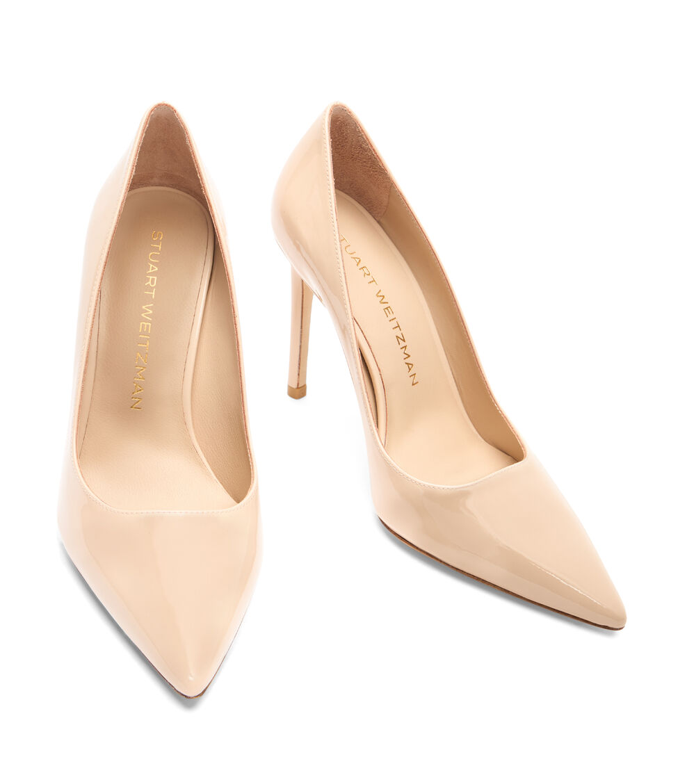 Stuart Weitzman STUART POWER 100 BARELY BEIGE SJ956PATXW7