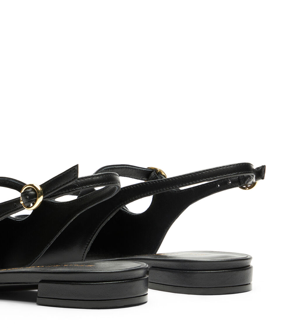 Stuart Weitzman BENNI MJ SLINGBACK BLACK SI608SMOBLK