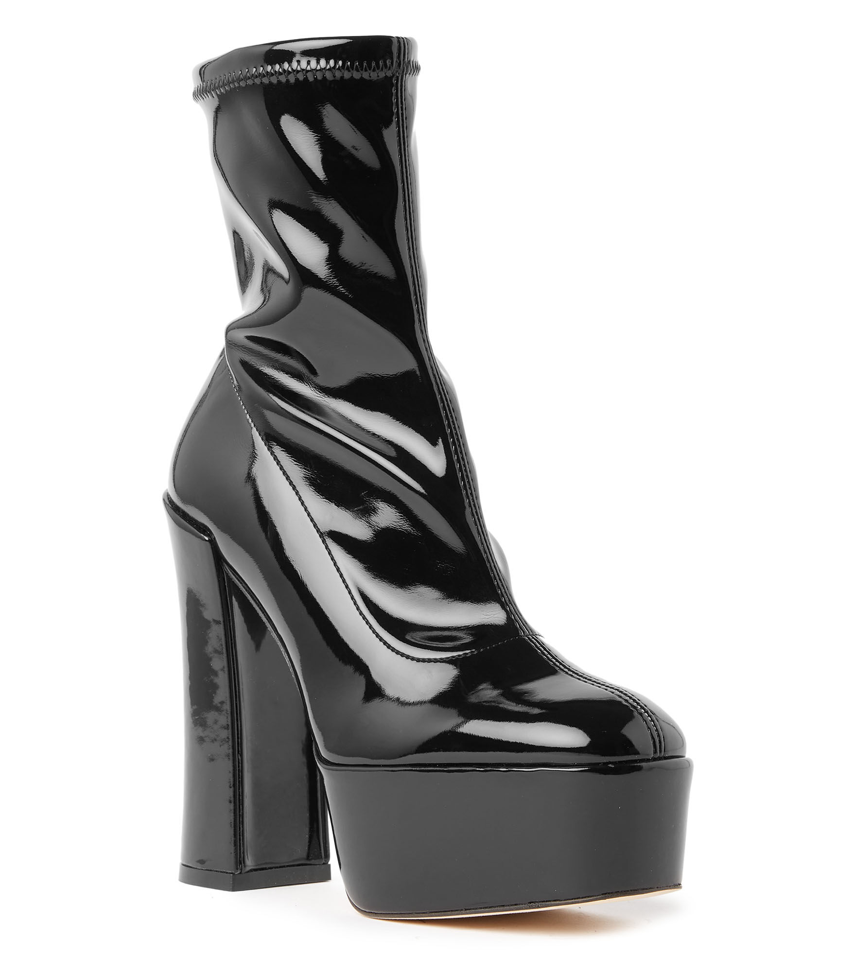 SKYHIGH 145 STUART PLATFORM BOOTIE in BLACK for Women SKYHIGH 145 STUART PLATFORM BOOTIE in BLACK for Women