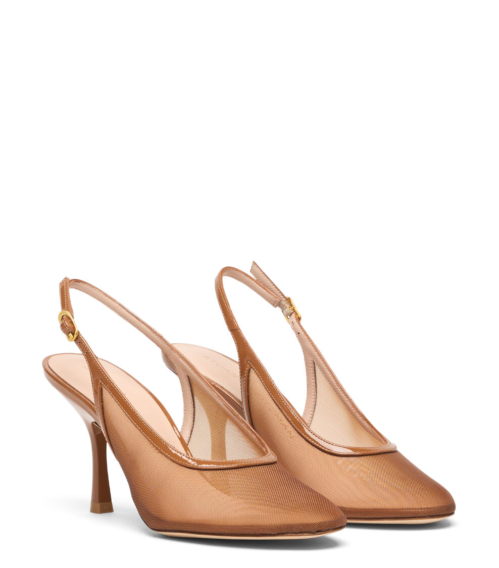 Stuart Weitzman BAREITALL SLINGBACK 85 BOHO TAN SN773MHGYVY