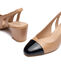 Stuart Weitzman SLEEK 50 SLINGBACK ADOBE/BLACK SF964SCPQ5J