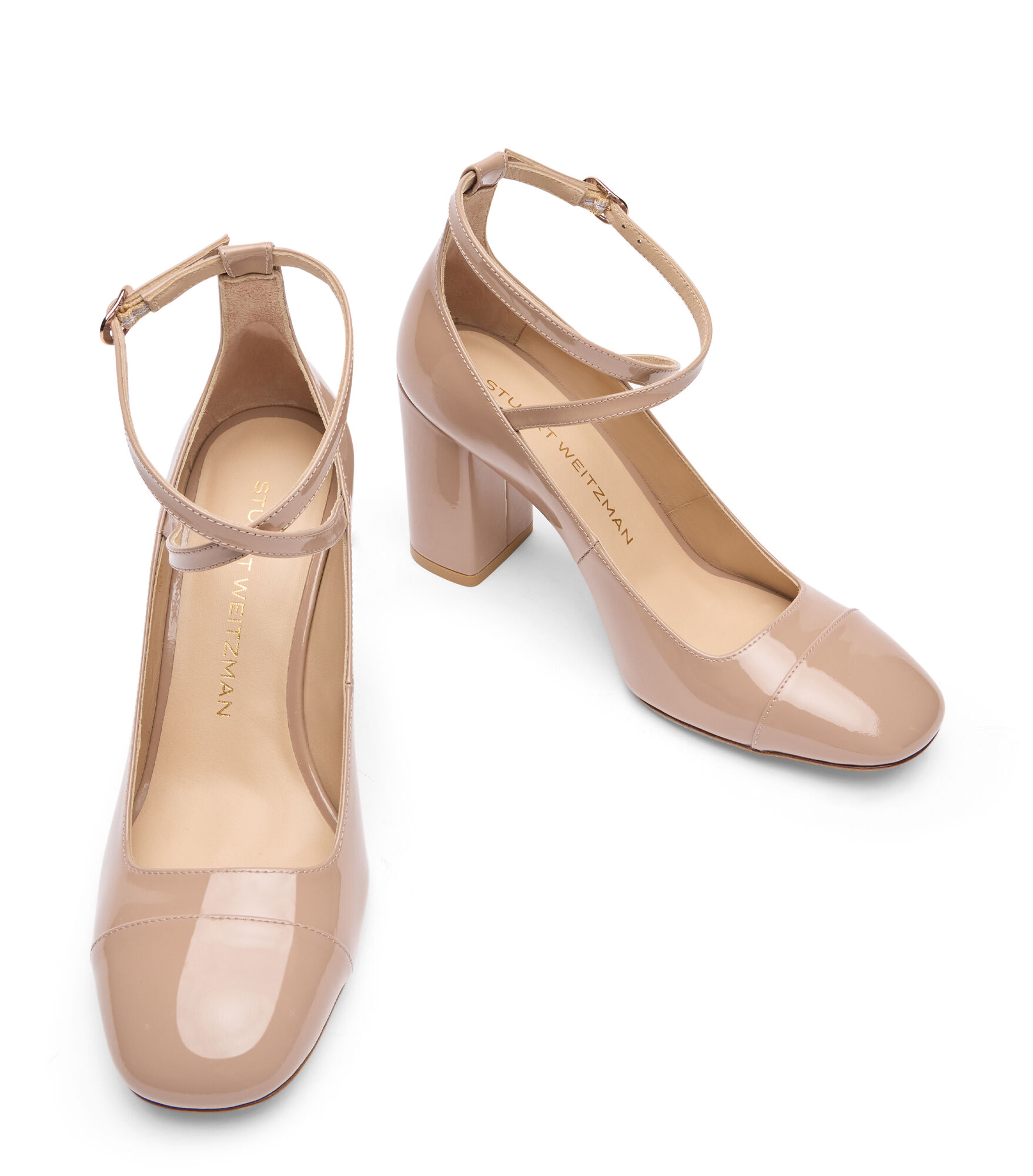EDEN 85 STRAP PUMP in FAWN for Women | Stuart Weitzman®