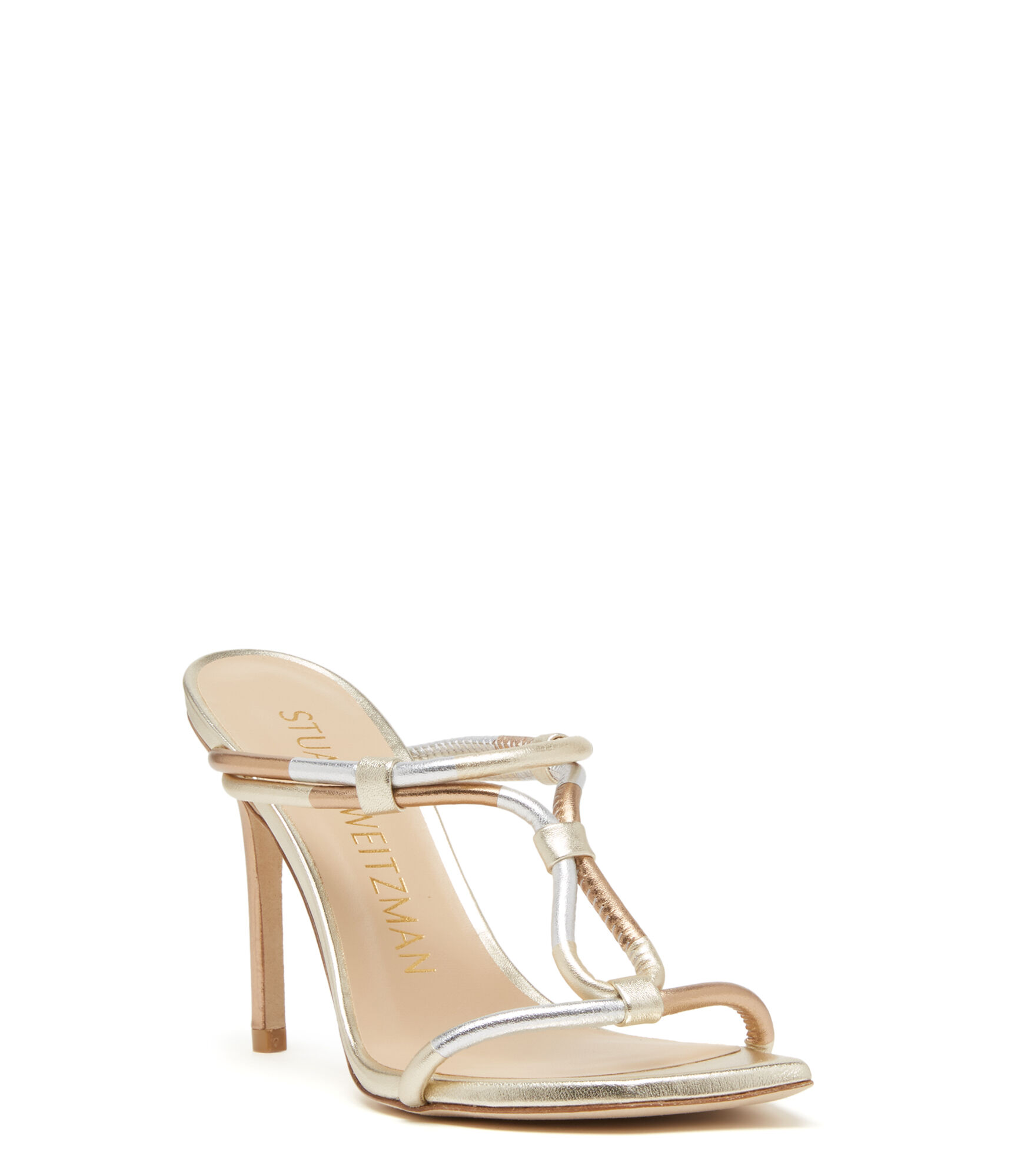 Stuart weitzman silver on sale shoes