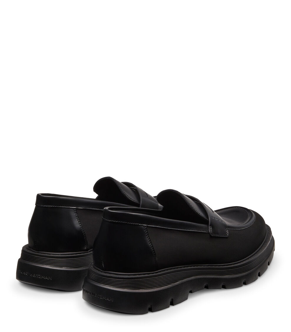 Stuart Weitzman SW CLUB LA PENNY LOAFER BLACK SI145BRRBLK