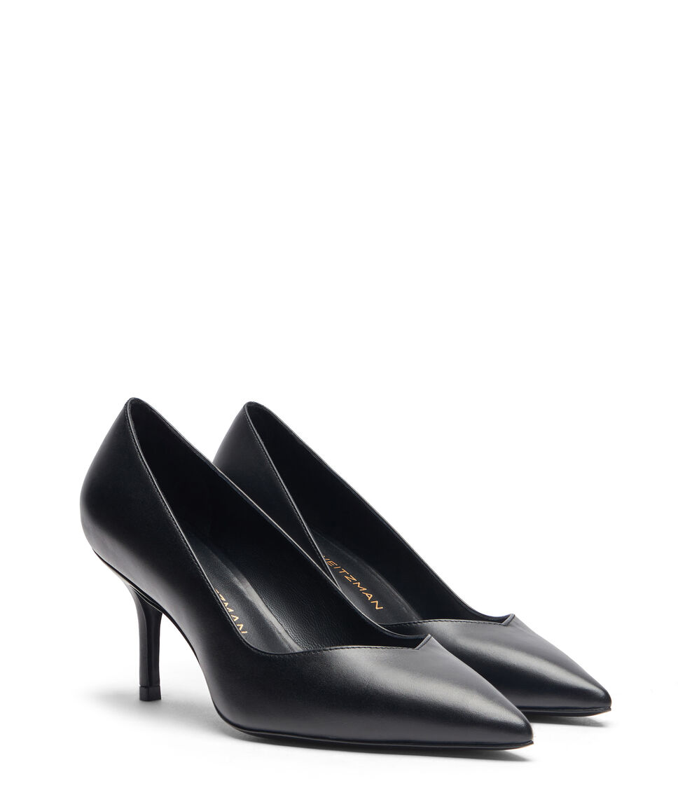 Stuart Weitzman EVA 75 PUMP BLACK SI730SMOBLK