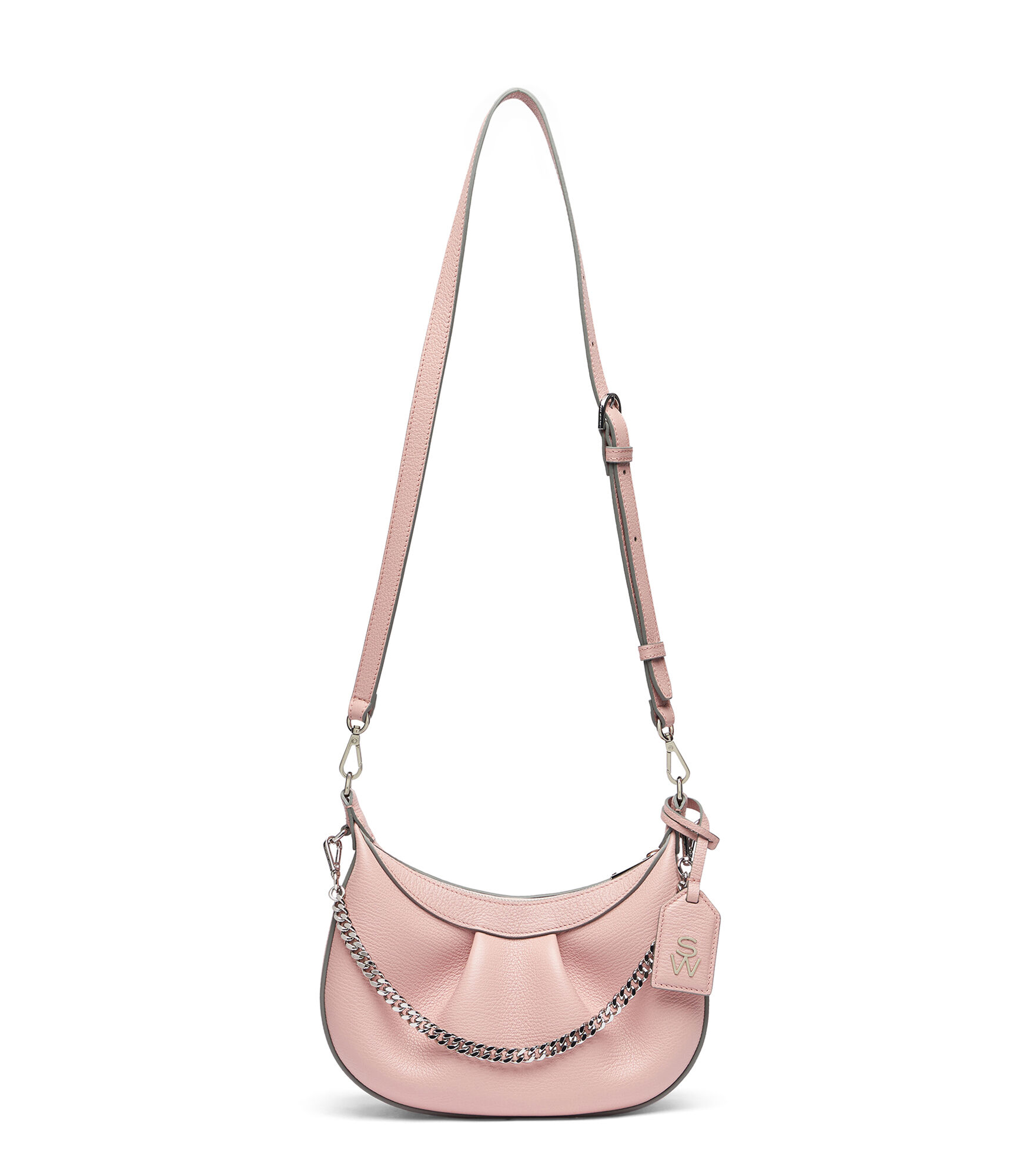 STELLAR CRESCENT BAG, Last chance, , CUIR TEXTURÉ - Stuart Weitzman - Modalova