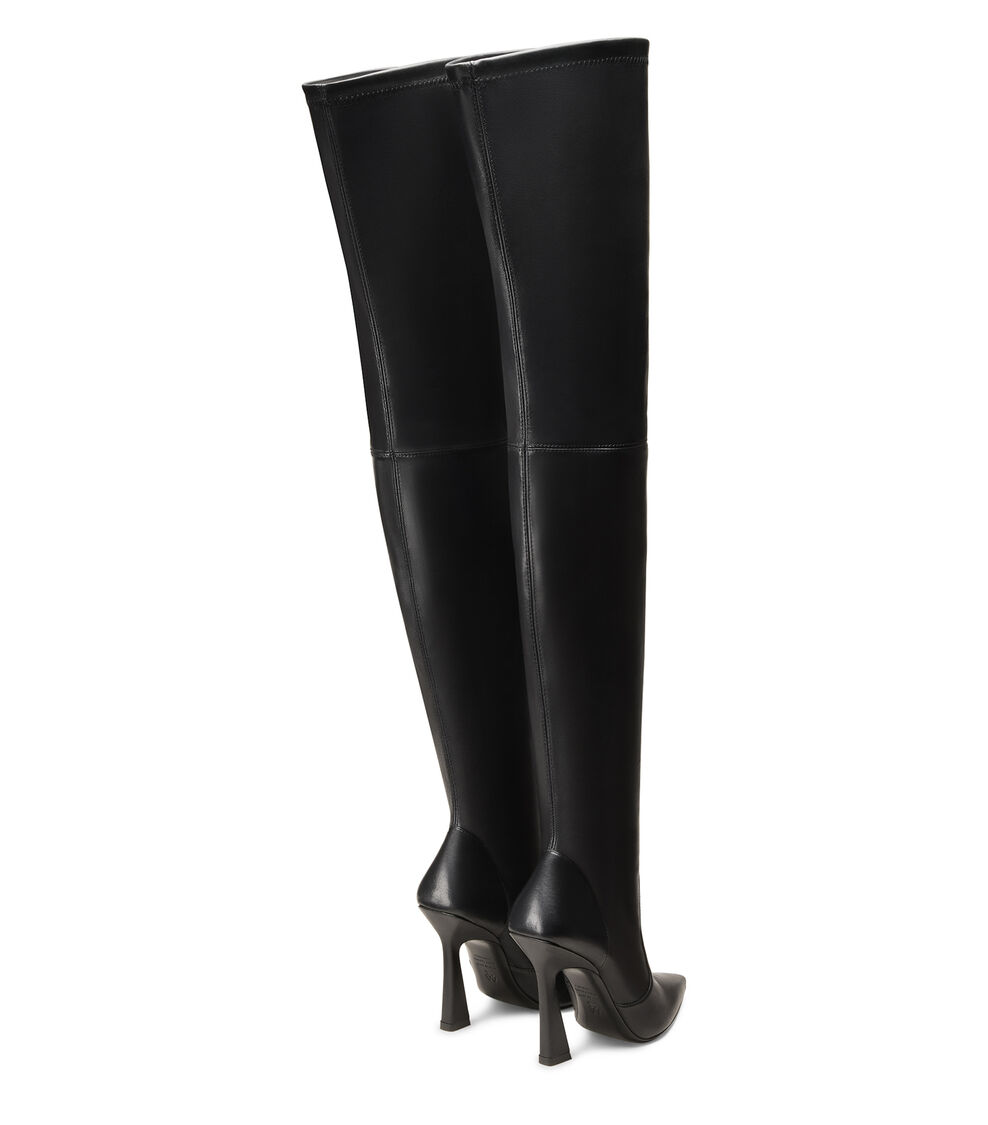 Stuart Weitzman ULTRAVINNIE BOOT 100 BLACK SM582SRLBLK