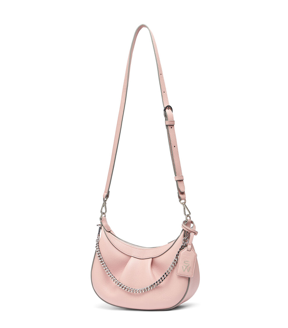 Stuart Weitzman STELLAR CRESCENT BAG Stuart Weitzman STELLAR CRESCENT BAG BALLET SH201TERNCQ