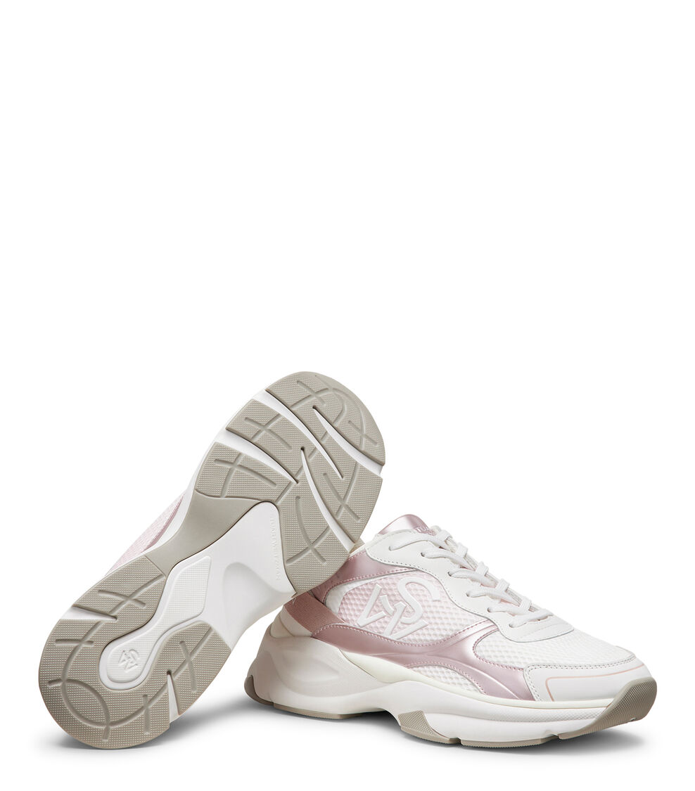 Stuart Weitzman SW TRAINER BIANCO/ROSA MULTI SK267CFGXME