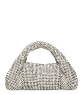 Stuart Weitzman THE MODA CRYSTAL PEARL MINI TOTE CLAIR SH194CYPWQV