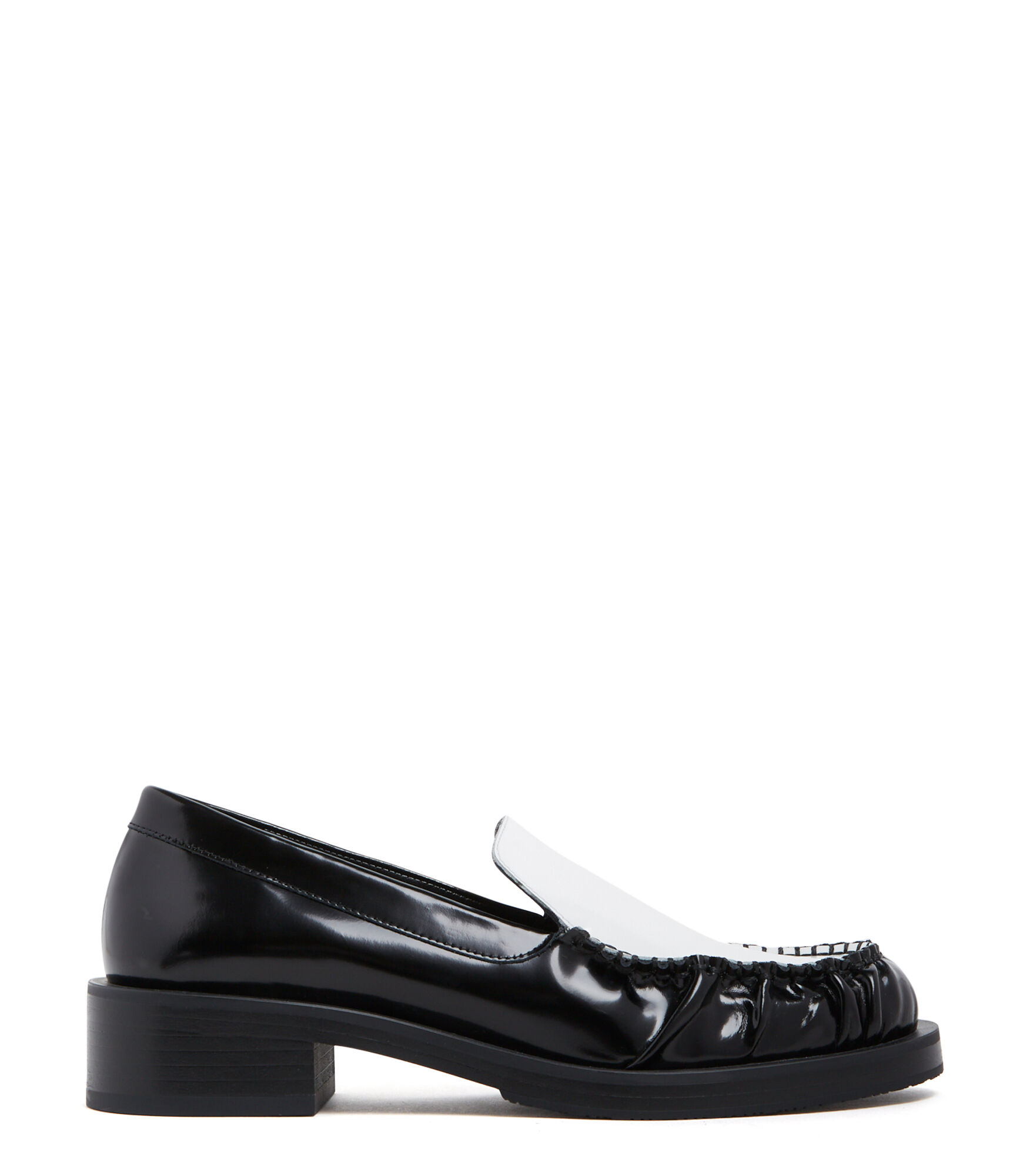 GRAYSON LOAFER in BLACK WHITE for Women Stuart Weitzman UK