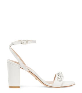 Stuart Weitzman NEARLYBARE PORTIA SANDAL Stuart Weitzman NEARLYBARE PORTIA SANDAL BIANCO SG991LARWHT