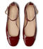 Stuart Weitzman EDEN STRAP FLAT ROSEWOOD SJ381PATN4E