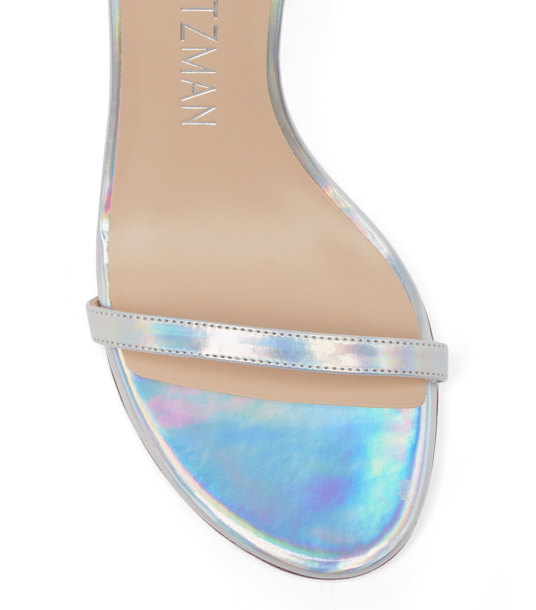 NUDISTSONG in SILVER for Women Stuart Weitzman