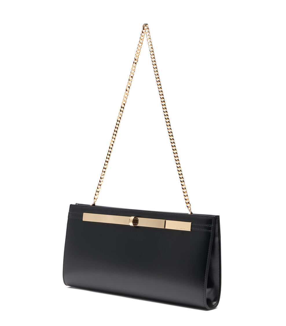 Stuart Weitzman POSH CLUTCH BLACK SK249SOXBLK