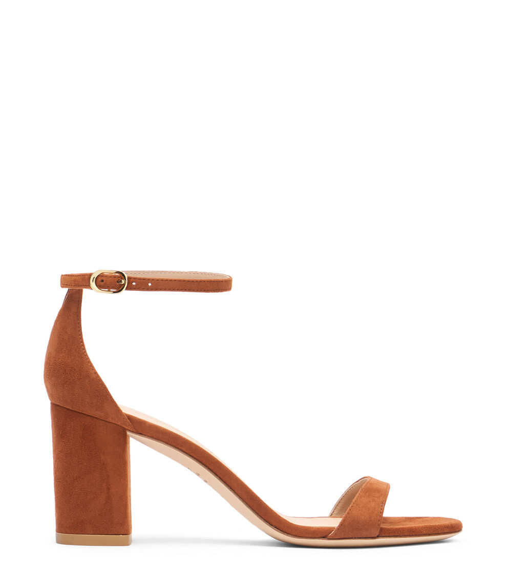Stuart Weitzman NUDIST BLOCK 75 LUXE SADDLE SJ981SUEXW6