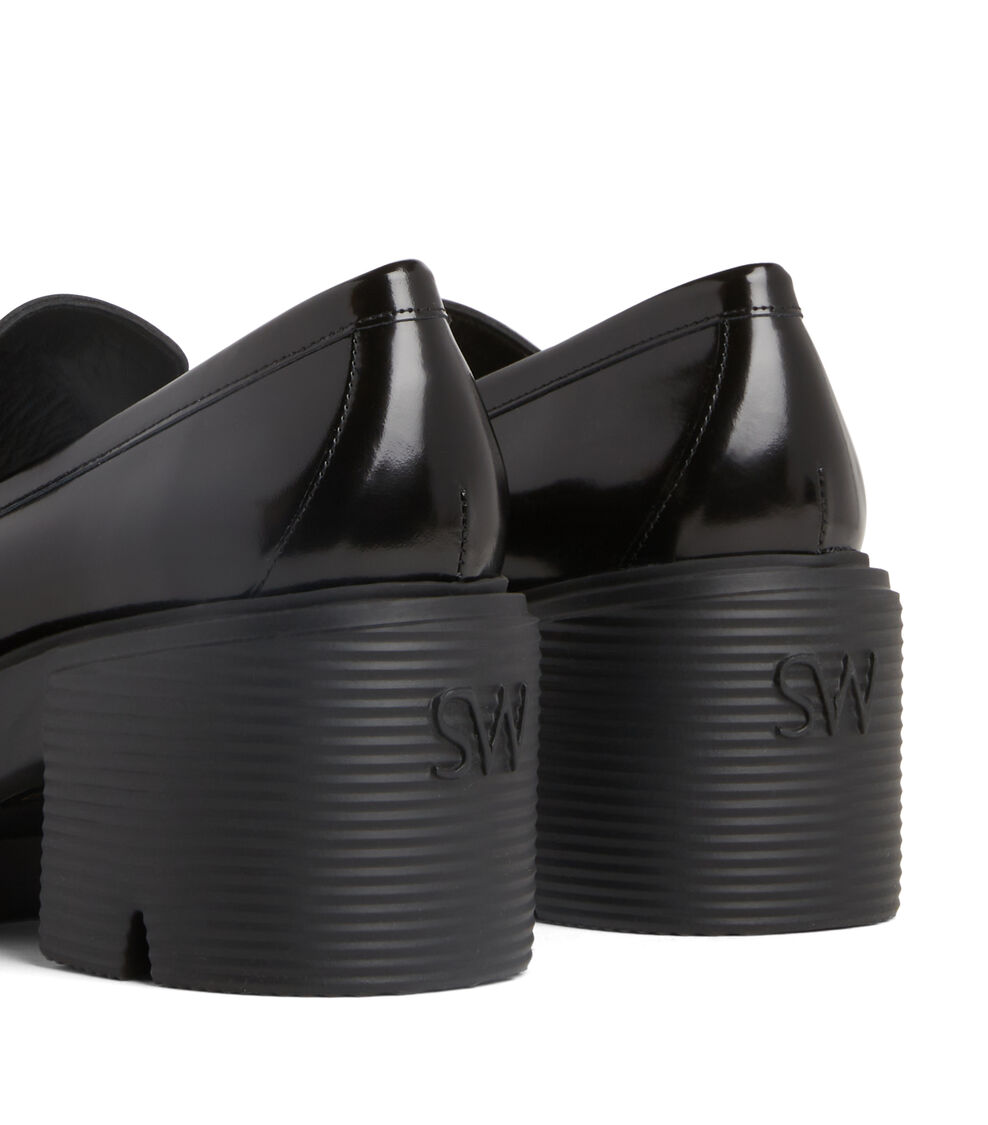 Stuart Weitzman MAVERICK SOHO LOAFER BLACK SF626APSBLK