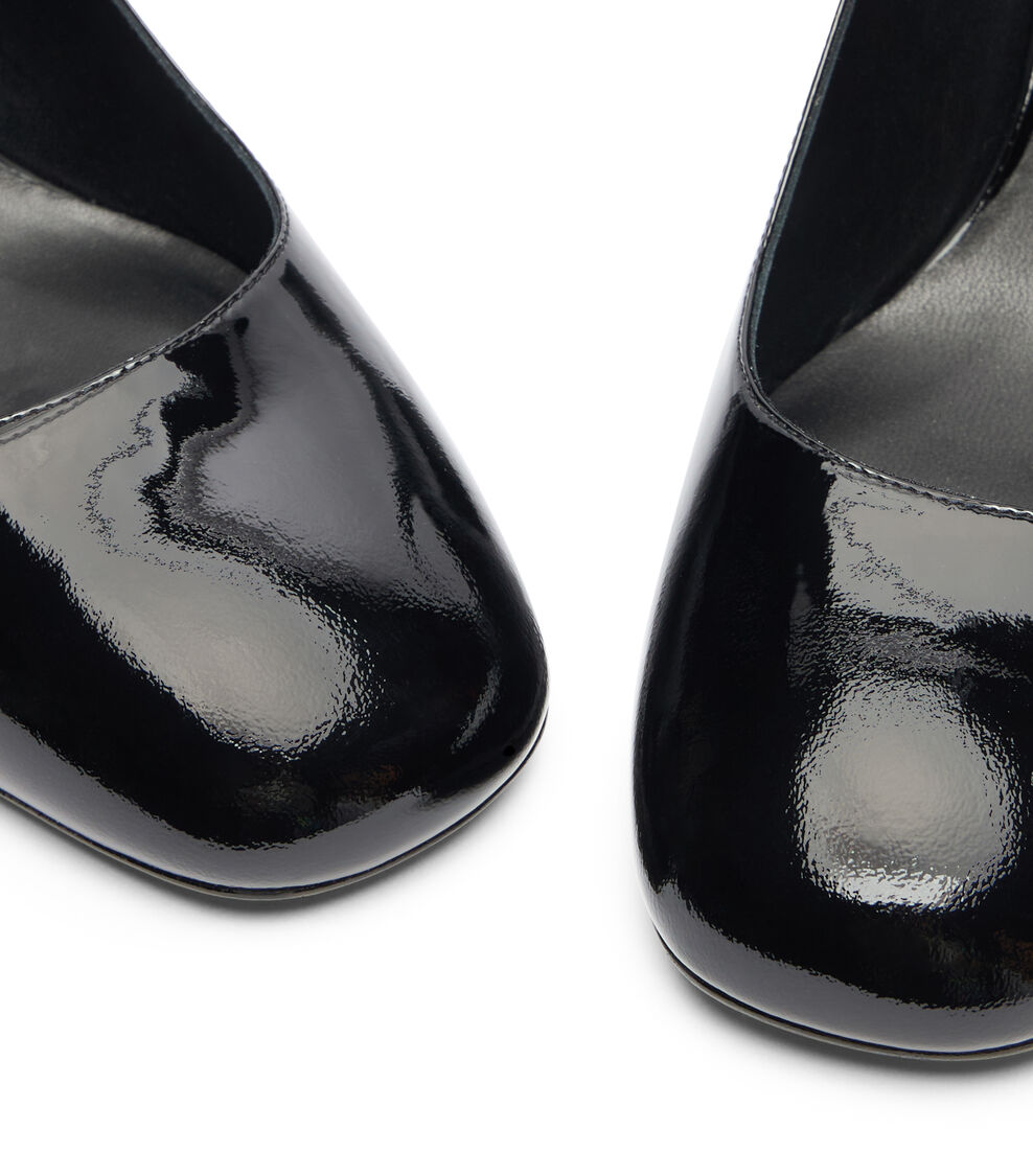 Stuart Weitzman STUART MJ 60 PUMP BLACK SF514PATBLK