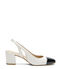 Stuart Weitzman SLEEK 50 SLINGBACK CREAM/BLACK SF964SCPCRB