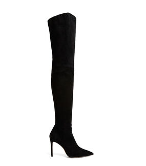 Stuart Weitzman ULTRASTUART 100 STRETCH BOOT BLACK SC295SUSBLK