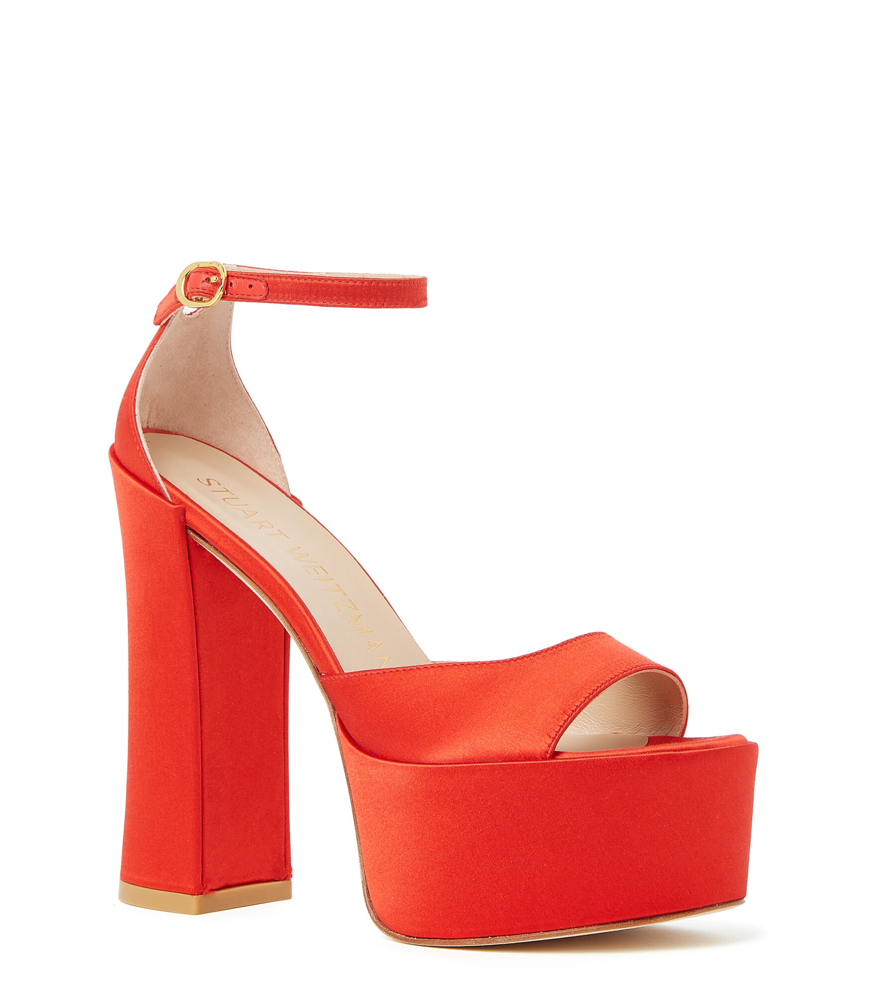 Stuart weitzman red sandals 2025
