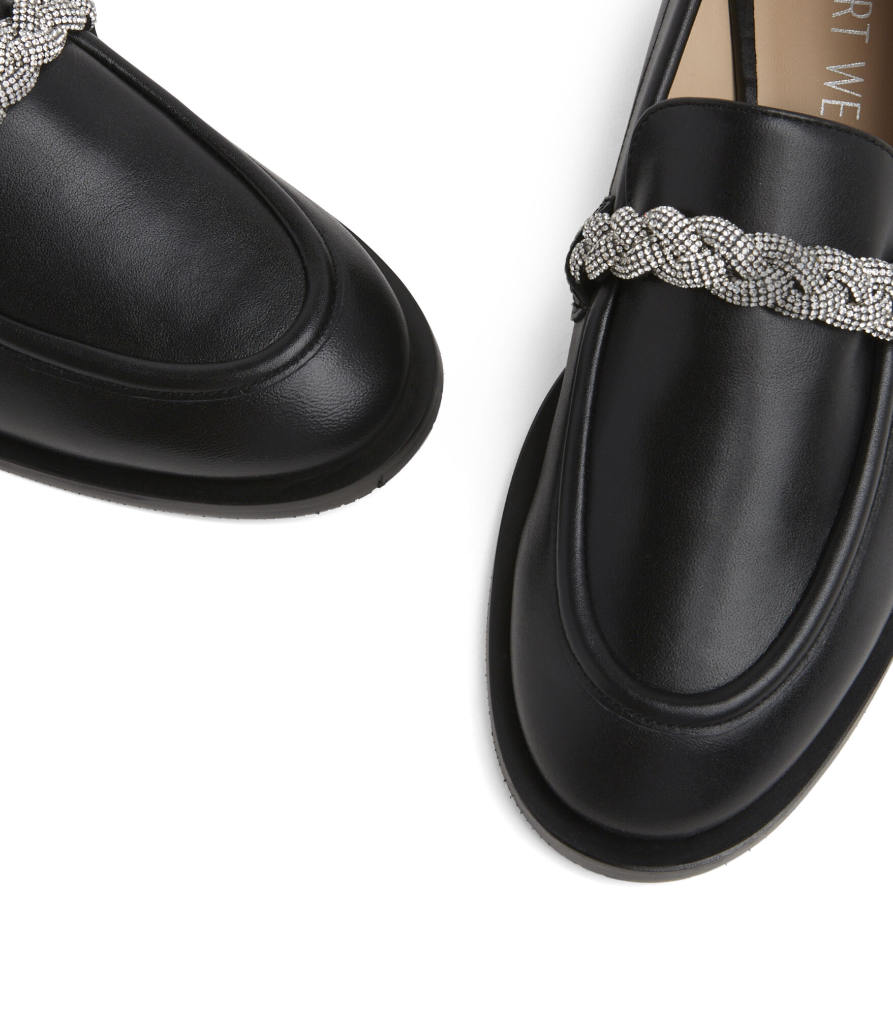 Stuart weitzman cheap black loafers