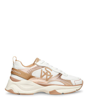Stuart Weitzman SW TRAINER WHITE/TOBACCO SH318MSAWOY
