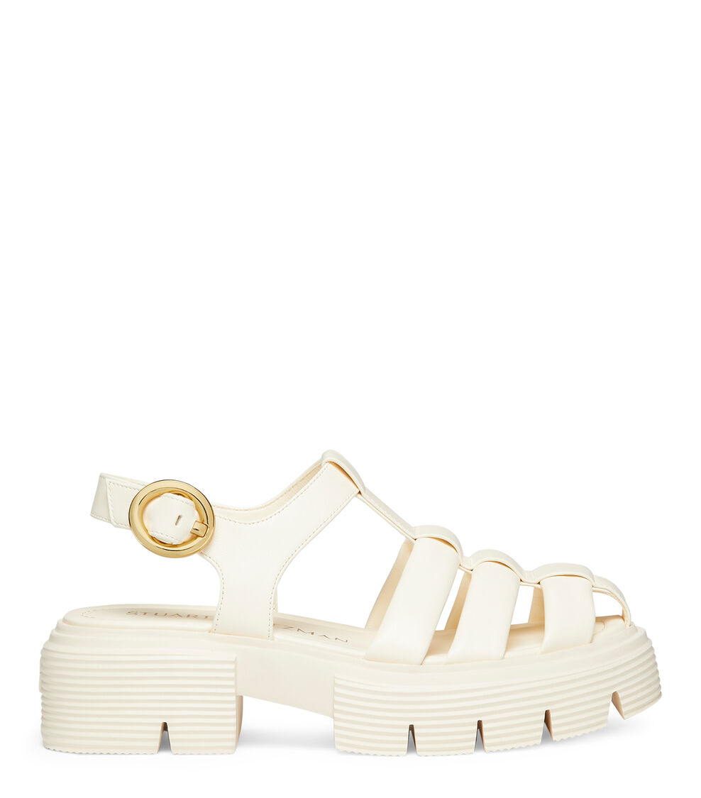 Stuart Weitzman NOLITA FISHERMAN SANDAL SEASHELL TONAL SH655LARWVR