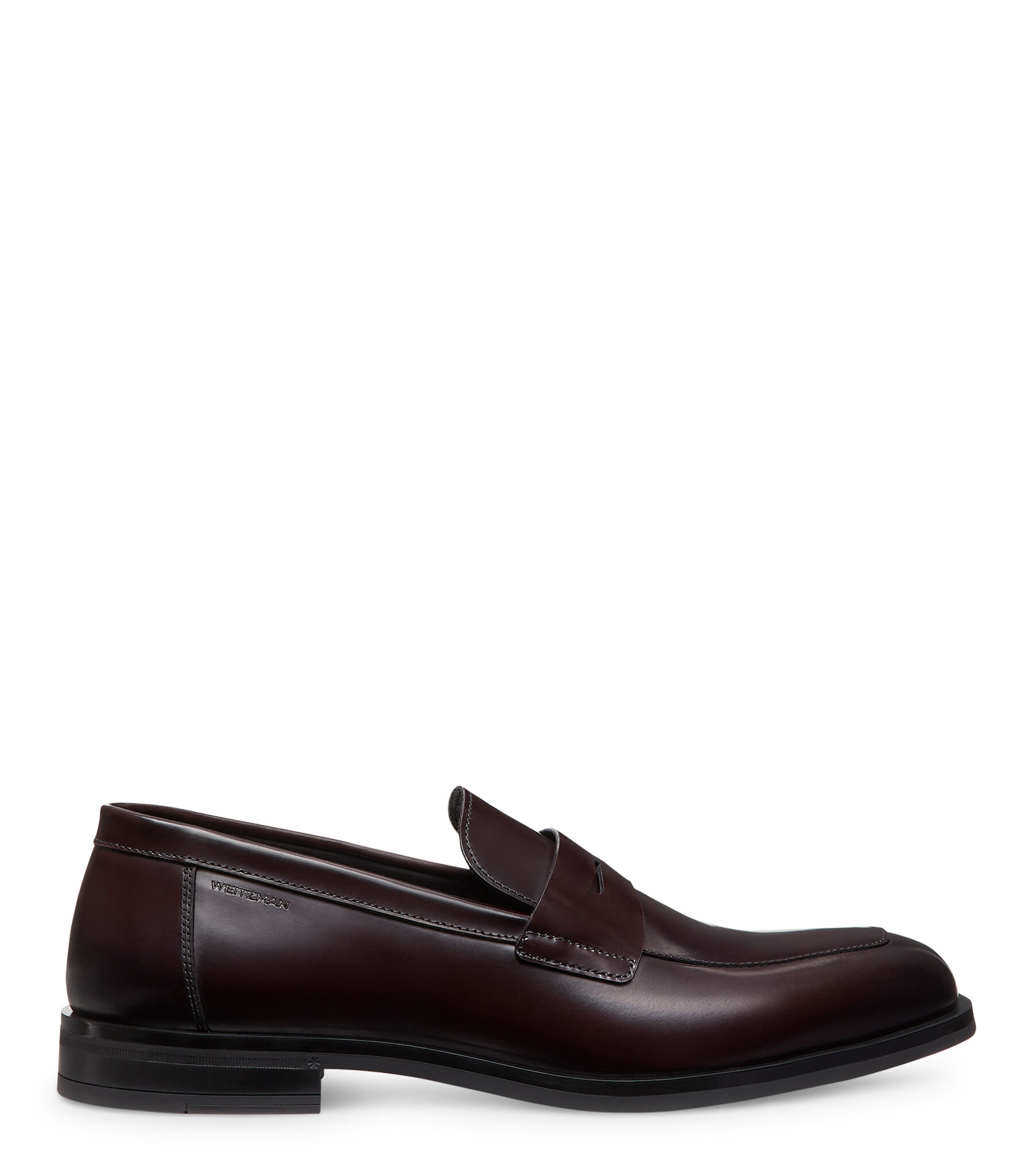 SW CLUB CLASSIC PENNY LOAFER in BURGUNDY for Women Stuart Weitzman