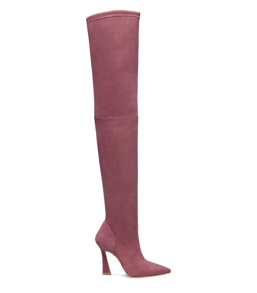 Stuart Weitzman ULTRAVINNIE BOOT 100 DUSTY BERRY SM574SUSYGT