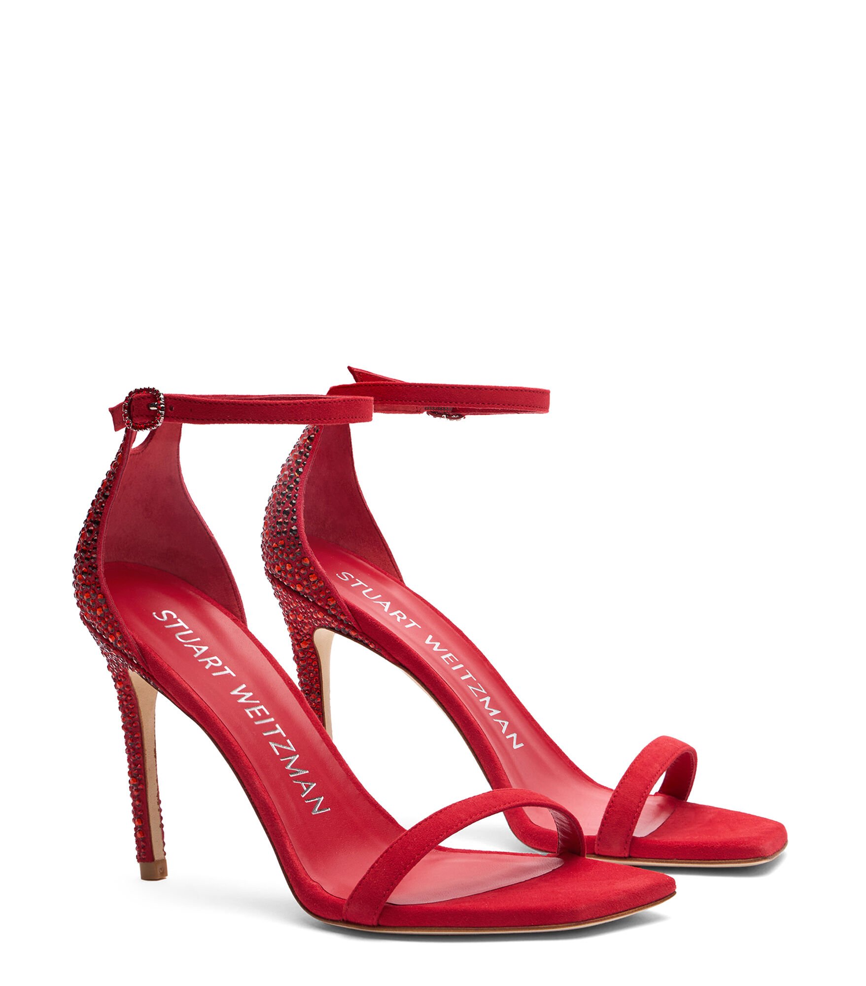Stuart weitzman red sandals new arrivals