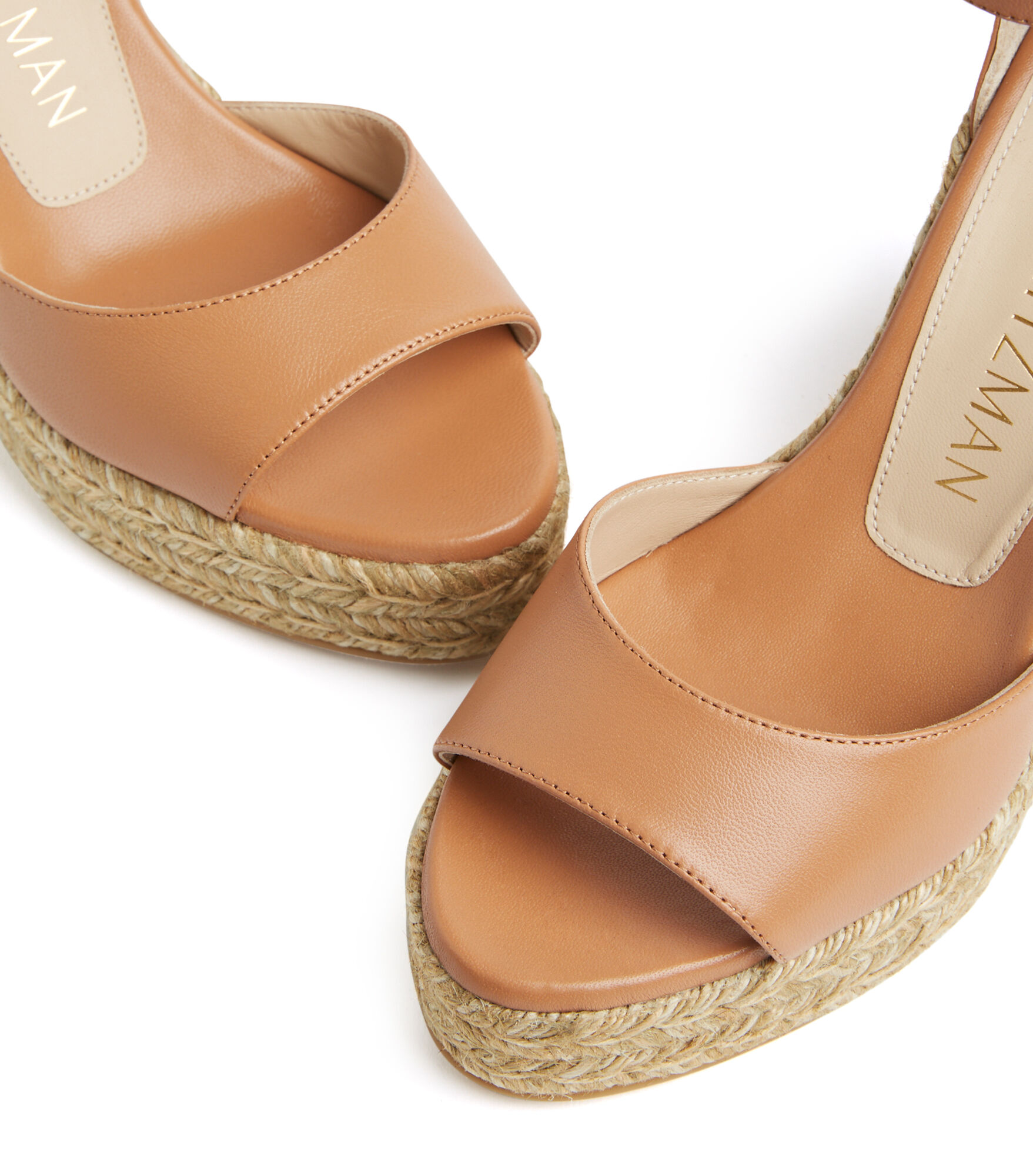NUDISTCURVE ESPADRILLE WEDGE in MARRONE CHIARO da Donna | Stuart Weitzman®
