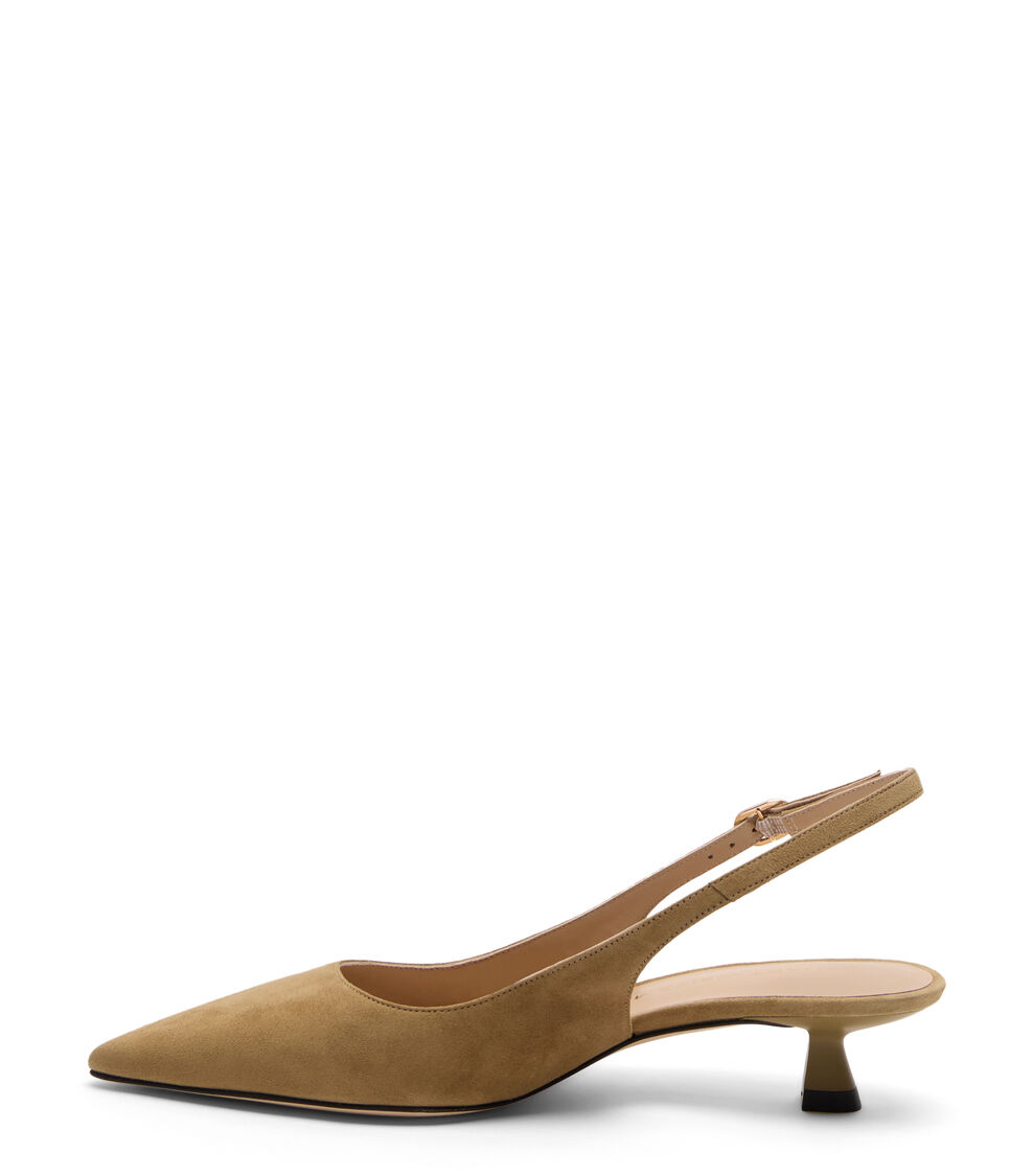 Stuart Weitzman STUART SCULPT SLINGBACK 35 GOLDEN OLIVE SL433SUEVC5