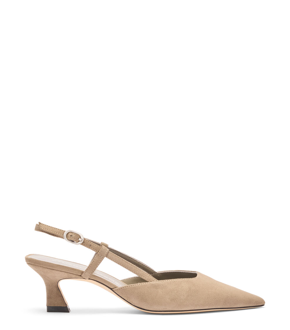 Stuart Weitzman VINNIE 50 SLINGBACK SMOKEY TAUPE SJ433SUEY6R