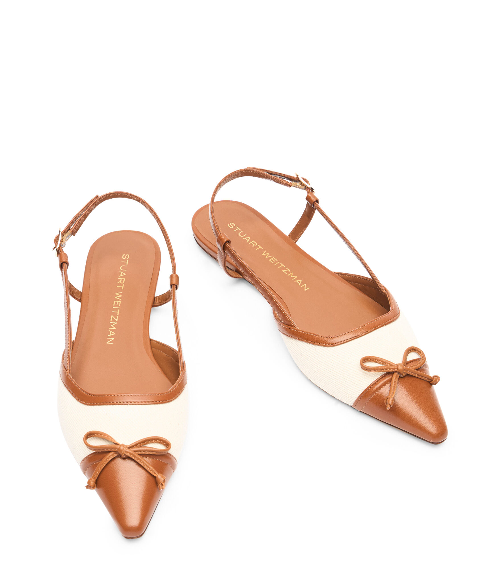 KITTY SLINGBACK in LINEN/HAZEL for Women | Stuart Weitzman®