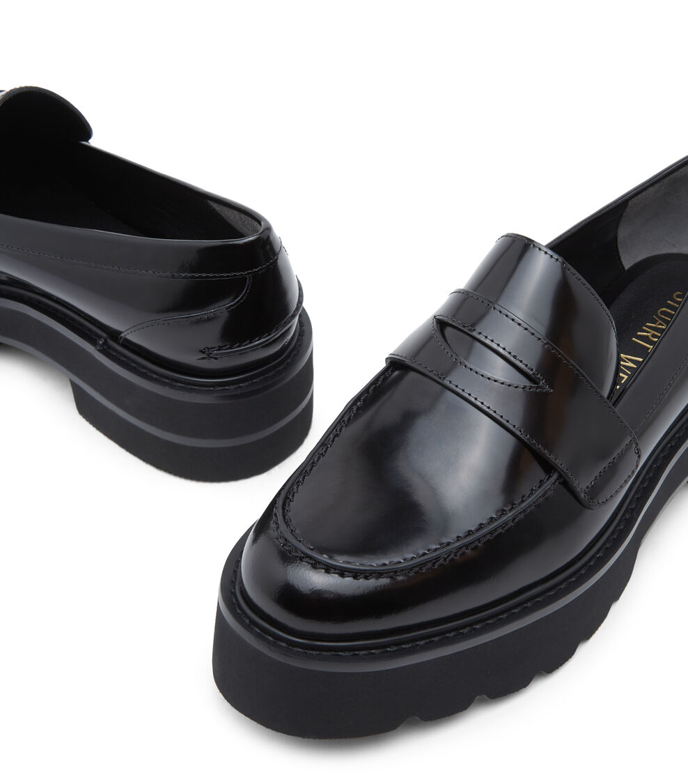Stuart Weitzman ULTRALIFT LOAFER BLACK SD338APSBLK