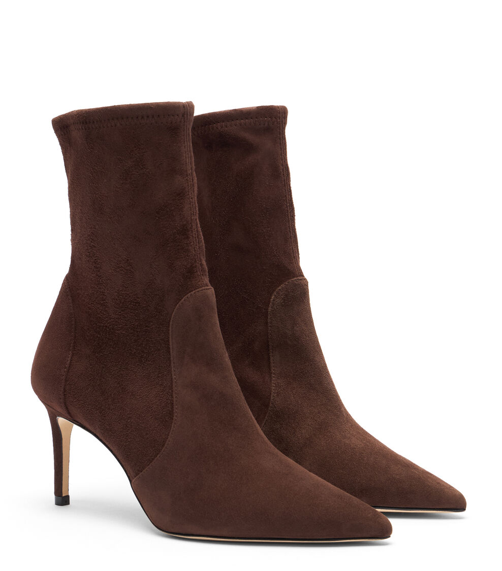 Stuart Weitzman STUART POWER BOOTIE 75 WALNUT SJ973SUSWAL