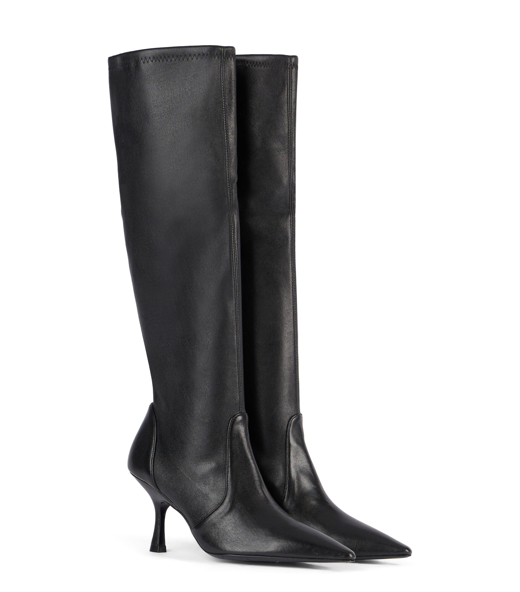 NAOMI 75 STRETCH BOOT in BLACK for Women Stuart Weitzman UK