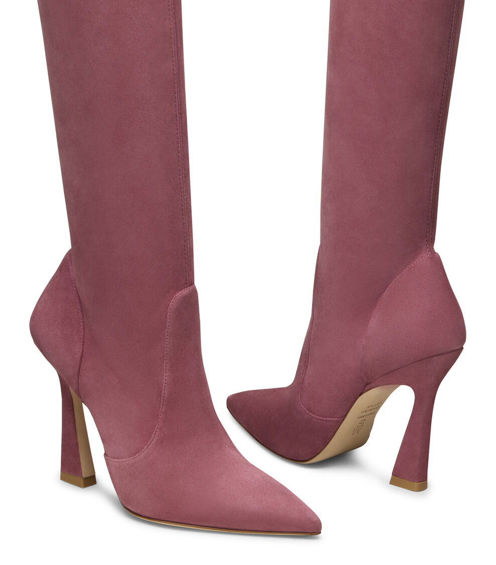 Stuart Weitzman ULTRAVINNIE BOOT 100 DUSTY BERRY SM574SUSYGT